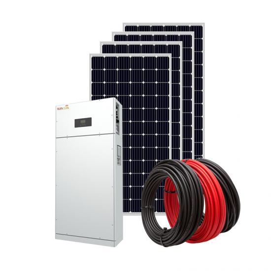 sistema de panel de energía de energía solar híbrida