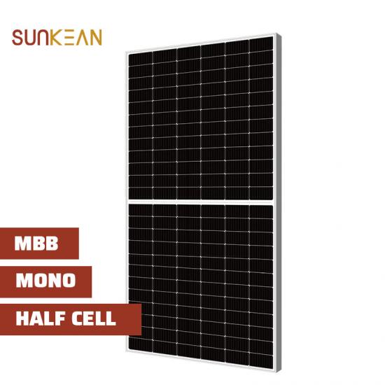 Panel solar de tamaño de celda de medio corte de 550 W y 182 mm
