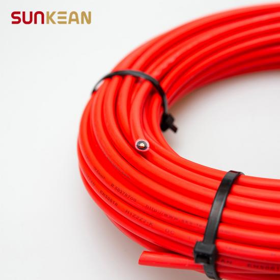 EN 50618 Single Core Solar Cable 16mm Cable SUNKEAN PV TUV Rhein and UL Double Certified Cable