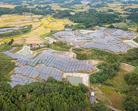  60MW  SUIMEI proyecto de sistema de energía solar en japón 2020 